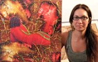 L'artista pittrice Adria Muzzi